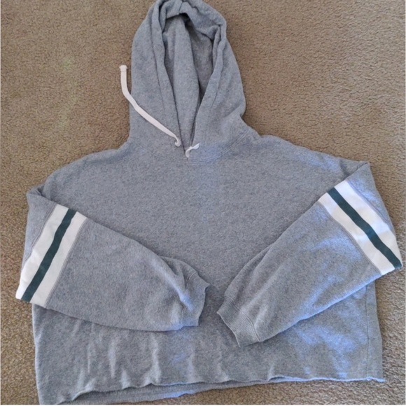 AE Crop Oversized Hoodie - Picture 2 of 6